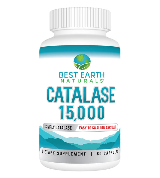 Best Earth Naturals Catalase 15,000 Units - Hair Vitality - 60-Day Supply BritishVita | Premium UK Vitamins & Wellness Supplements
