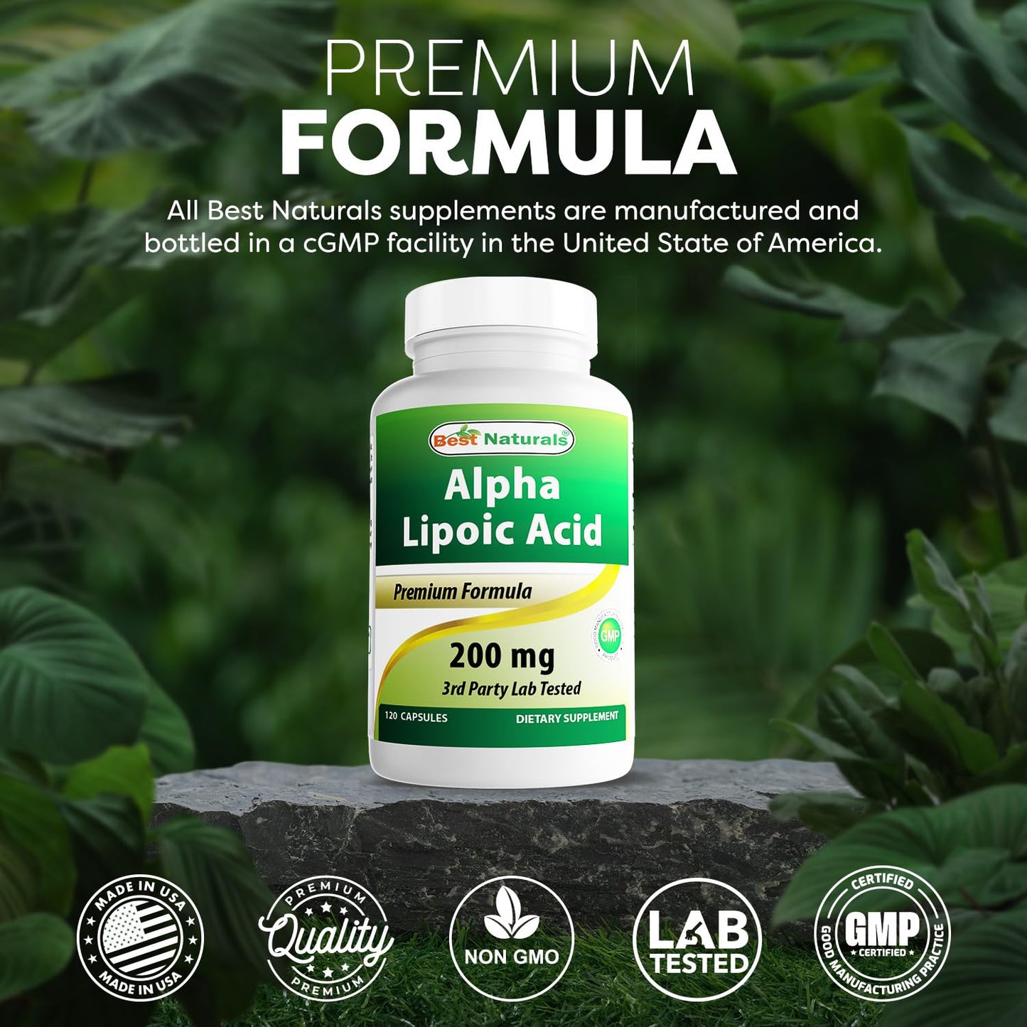 Best Naturals Alpha Lipoic Acid 200 mg – 120 Capsules (Pack of 2)
