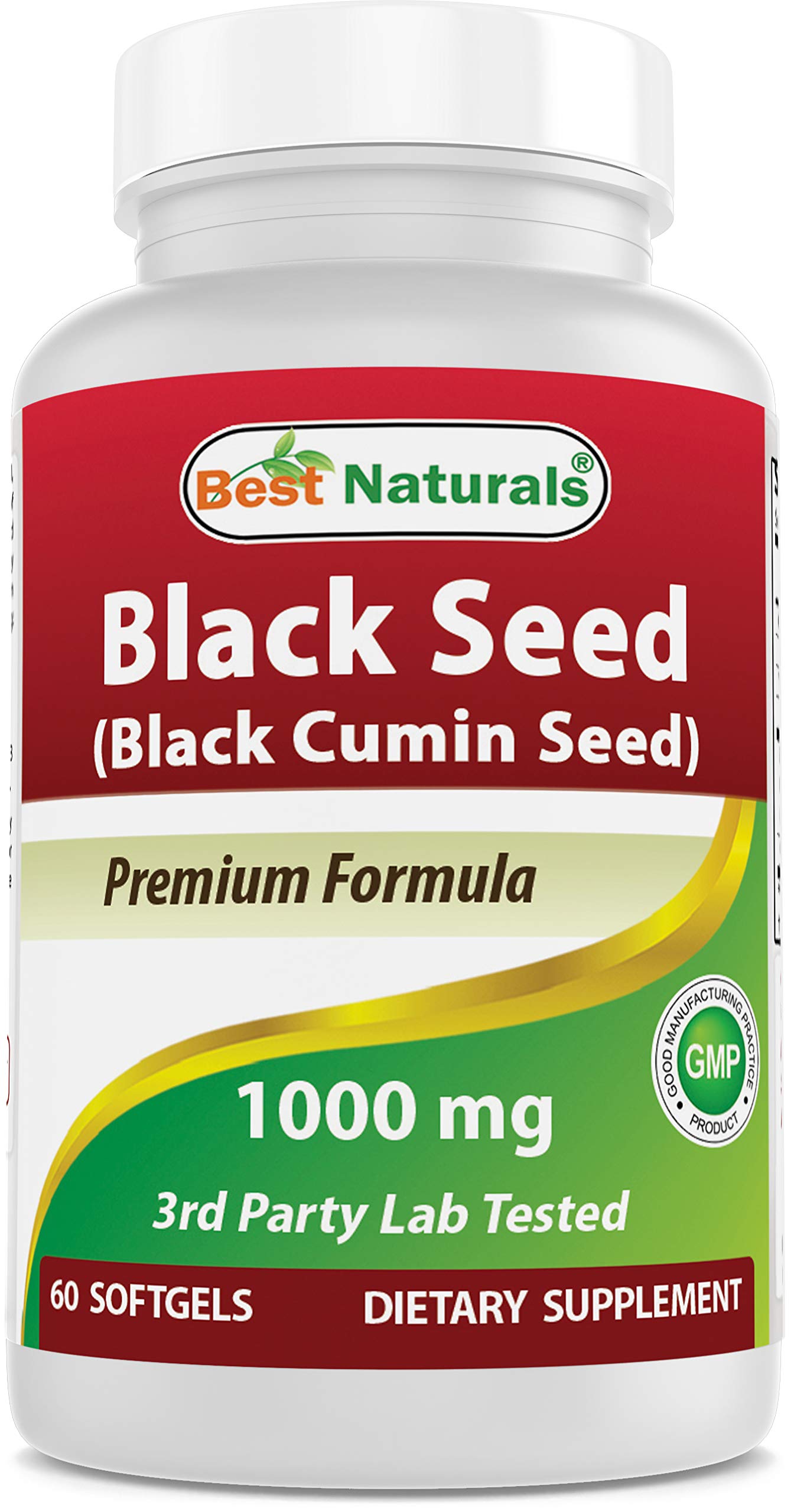 Best Naturals Black Seed Oil 2 Packs - 1000 mg Non-GMO Nigella Sativa, 120 Softgels