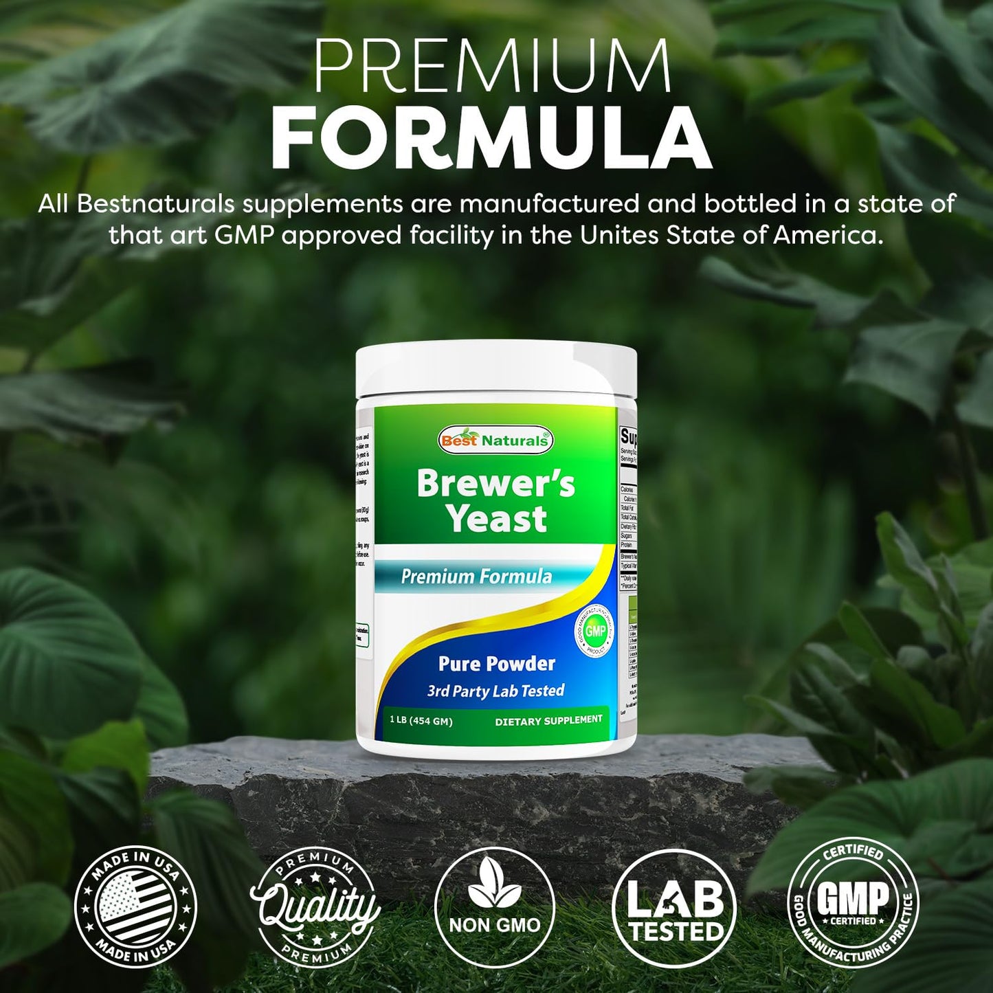 Best Naturals 2 Pack 100% Pure Brewer's Yeast Powder 16 oz – Lactation & Digestive Health