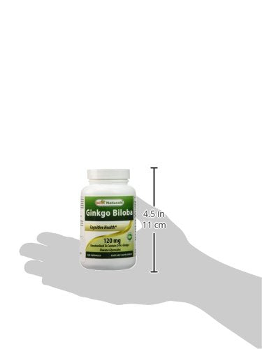 Best Naturals Ginkgo Biloba 120 mg 120 Capsules