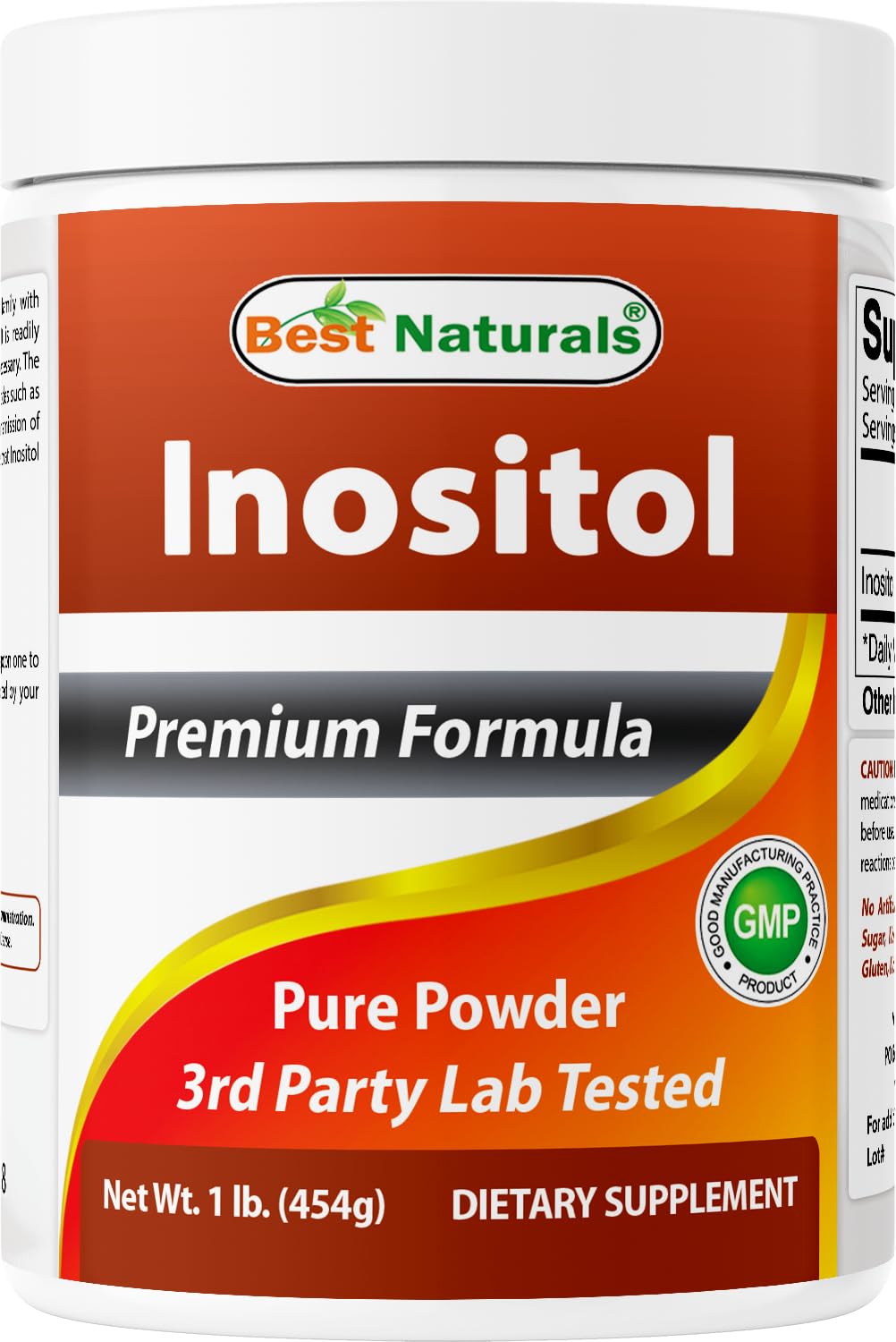 Best Naturals Pure Inositol Powder (Vitamin B8) – 1 lb