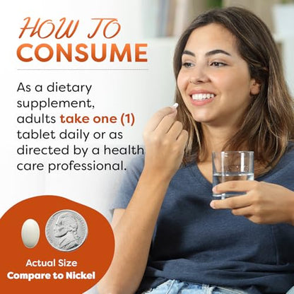Best Naturals Lactase Enzyme Tablets – 9000 FCC ALU, 180 Count
