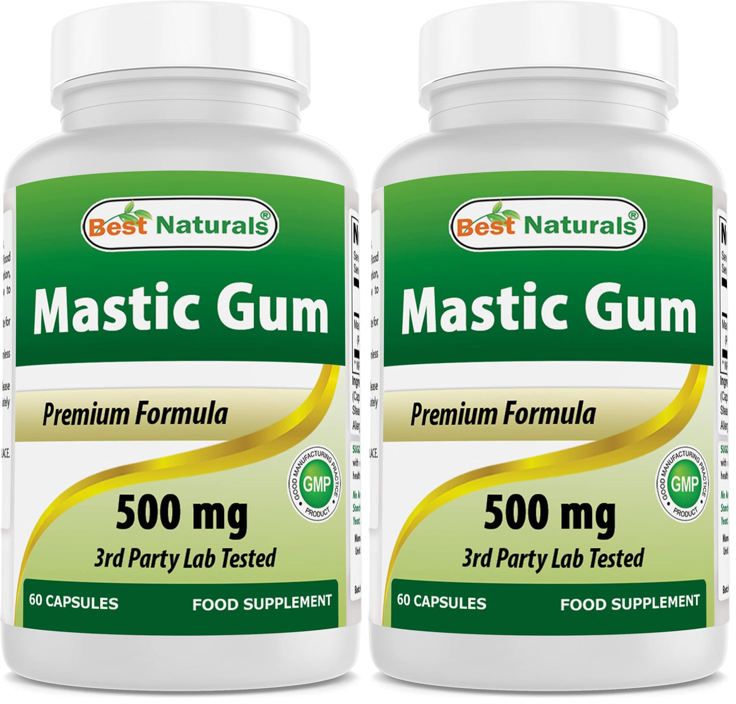 Best Naturals Mastic Gum 500 mg – 60 Capsules (Pack of 2)
