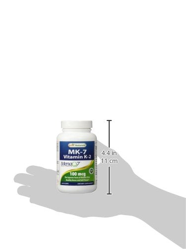 Best Naturals MK-7 Vitamin K2 100 mcg - 120 Vcaps