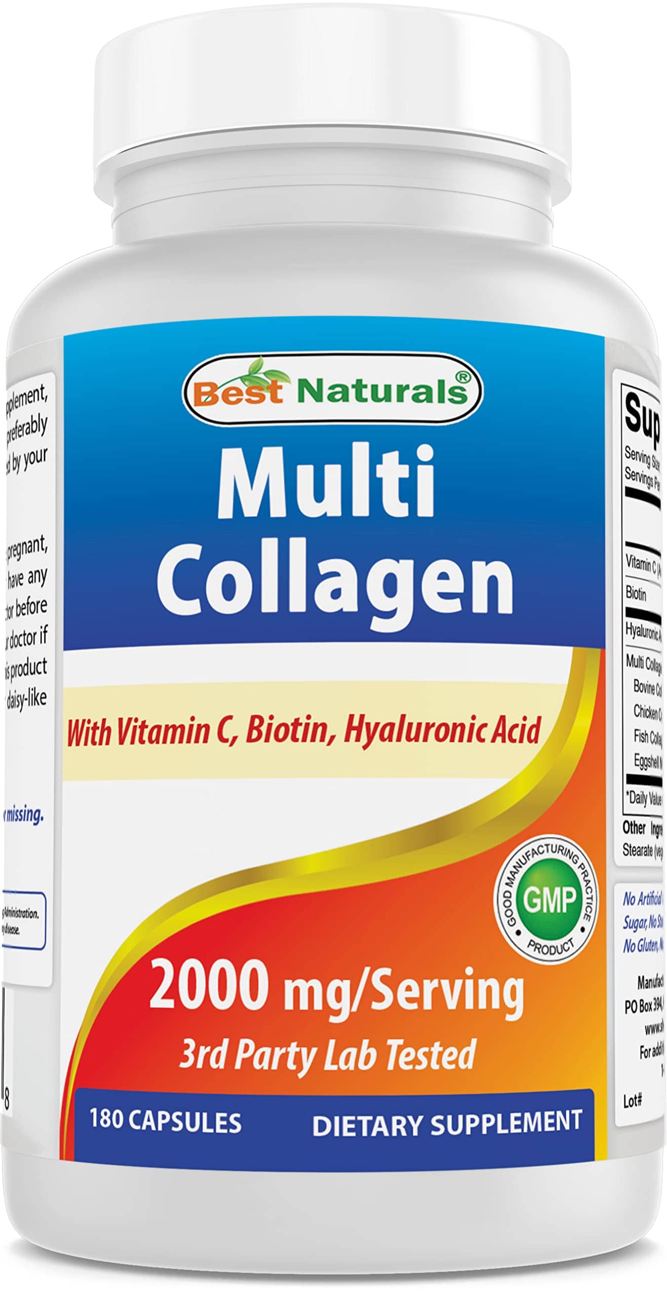 Best Naturals Multi Collagen Pills 2000mg – Hair, Skin & Nails