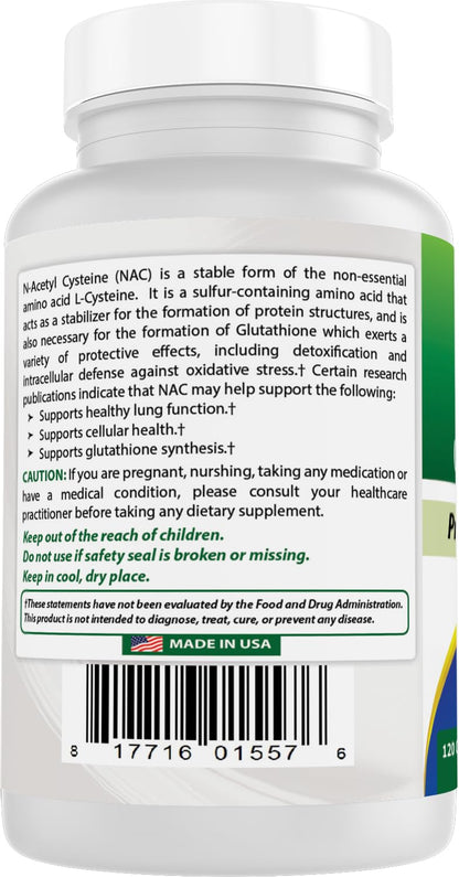 Best Naturals NAC 600 mg – 120 Capsules (Pack of 2) | N-Acetyl Cysteine