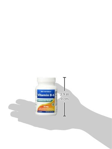Best Naturals Vitamin B6 50 mg - 250 Tablets