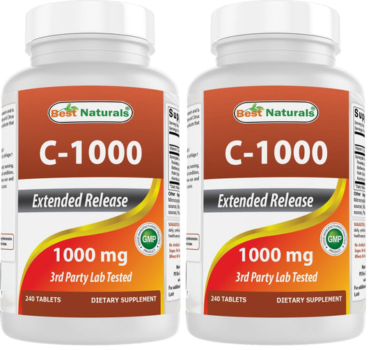 Best Naturals Vitamin C 1000 mg with Rose Hips – Berry (2 Pack) BritishVita | Premium UK Vitamins & Wellness Supplements