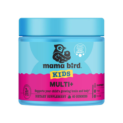 Best Nest Wellness Multi Plus Gummies – Brain Health for Kids, Raspberry Flavor, 60 Gummies