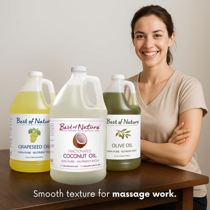 100% Pure Grapeseed Oil – Unscented Massage & Body Oil (8 oz)