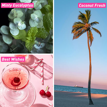 Fragrance Oils Gift Set – 6x10ml Coconut Fresh & More | ESSLUX