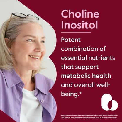 BESTVITE Choline & Inositol 500mg - 120 Veg Capsules - Vegan, Non-GMO, Gluten Free