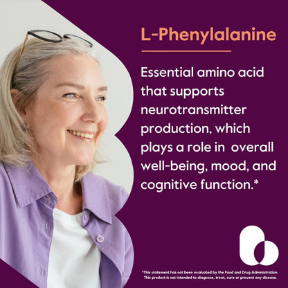 BESTVITE L-Phenylalanine 500mg – 120 Veg Capsules | Vegan, Gluten Free, Non-GMO