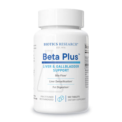 Biotics Research Beta-Plus Ox Bile Salts with Digestive Enzymes – 180 Tabs