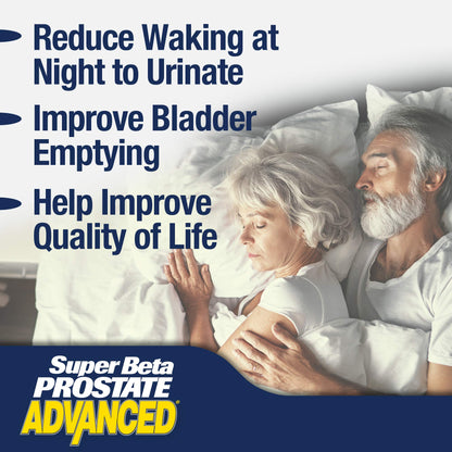 Super Beta Prostate Advanced Prostate Supplement for Men – Beta Sitosterol (Not Saw Palmetto) – 60 Caplets