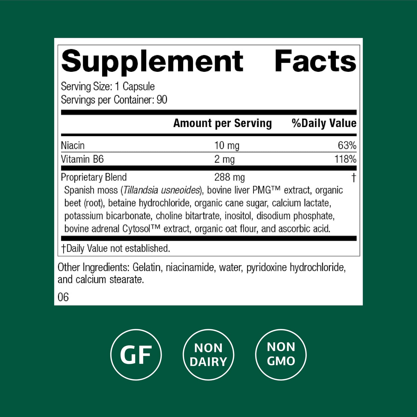 Betacol - Liver Support & Bile Production | Standard Process | 90 Capsules