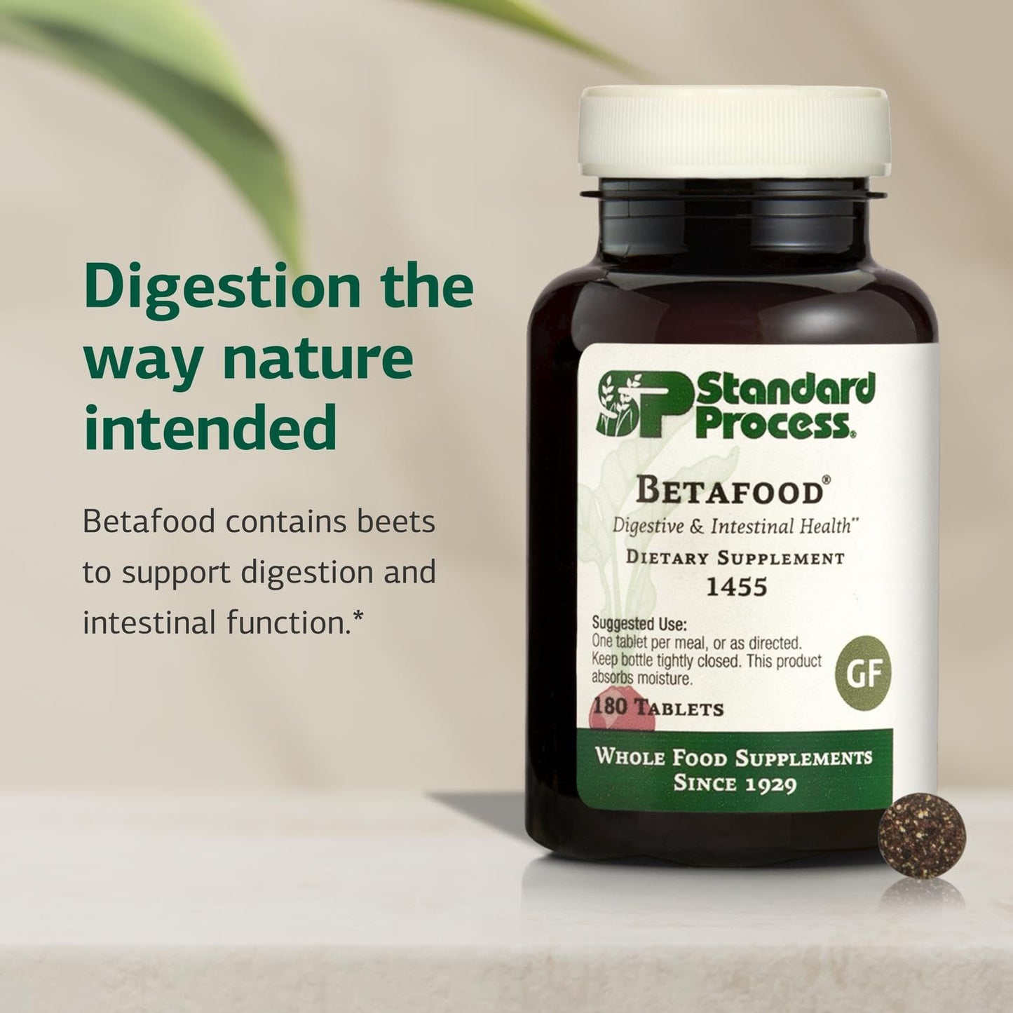Standard Process Betafood - Digestive & Liver Health (180 Tabs) - Vegan