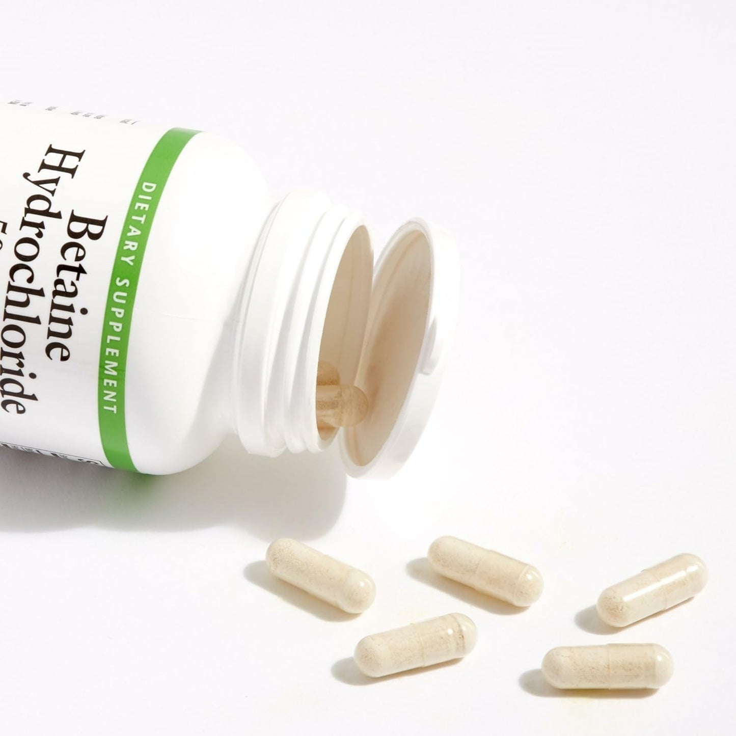 Natural Factors Betaine HCl 500 mg — Supports Digestion & Healthy Microbiome, 90 Capsules