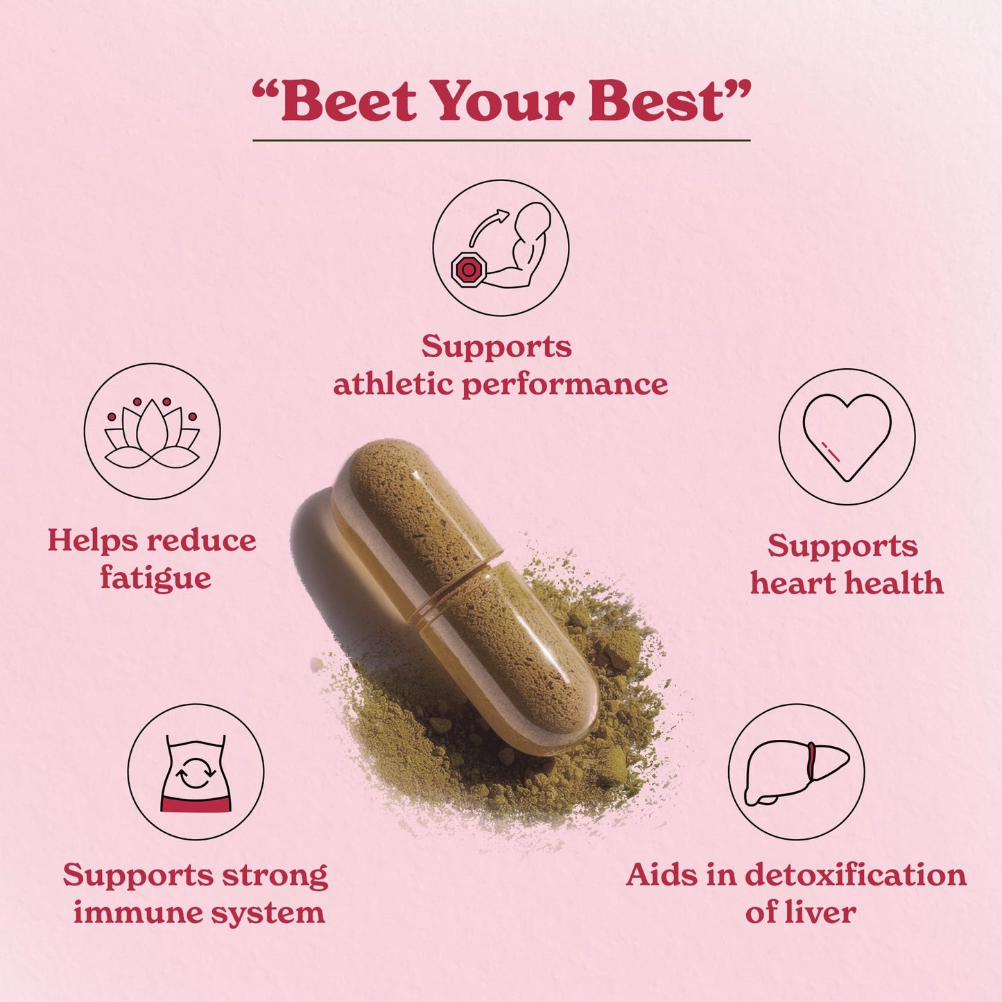Better Alt Beet Root Powder Capsules (120 Capsules) - Beetroot Supplement