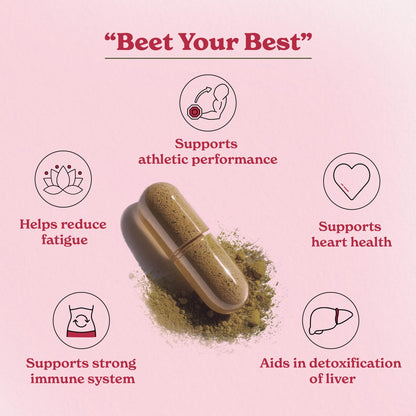 Better Alt Beet Root Powder Capsules (120 Capsules) - Beetroot Supplement