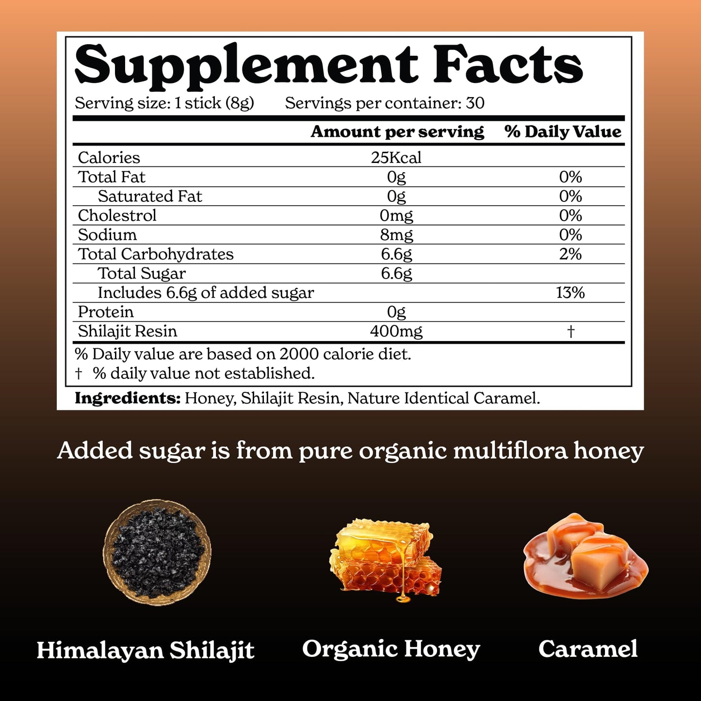 Better Alt Himalayan Shilajit + Honey Sticks – 30 Sticks for Energy, Immunity & Wellness | 85+ Trace Minerals, 75%+ Fulvic Acid