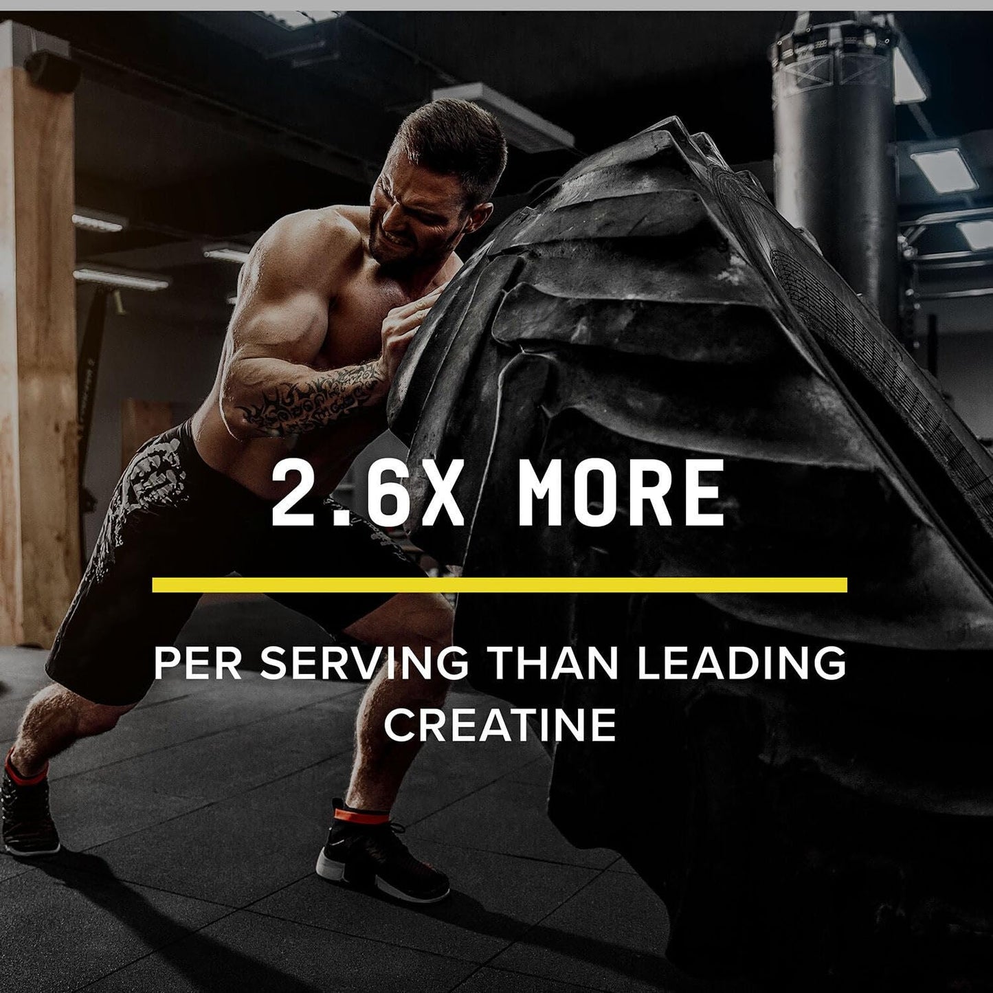 BEYOND RAW Creatine HCl Powder – Lab-Grade, Ultra-Concentrated for Strength & Performance | 120 Servings