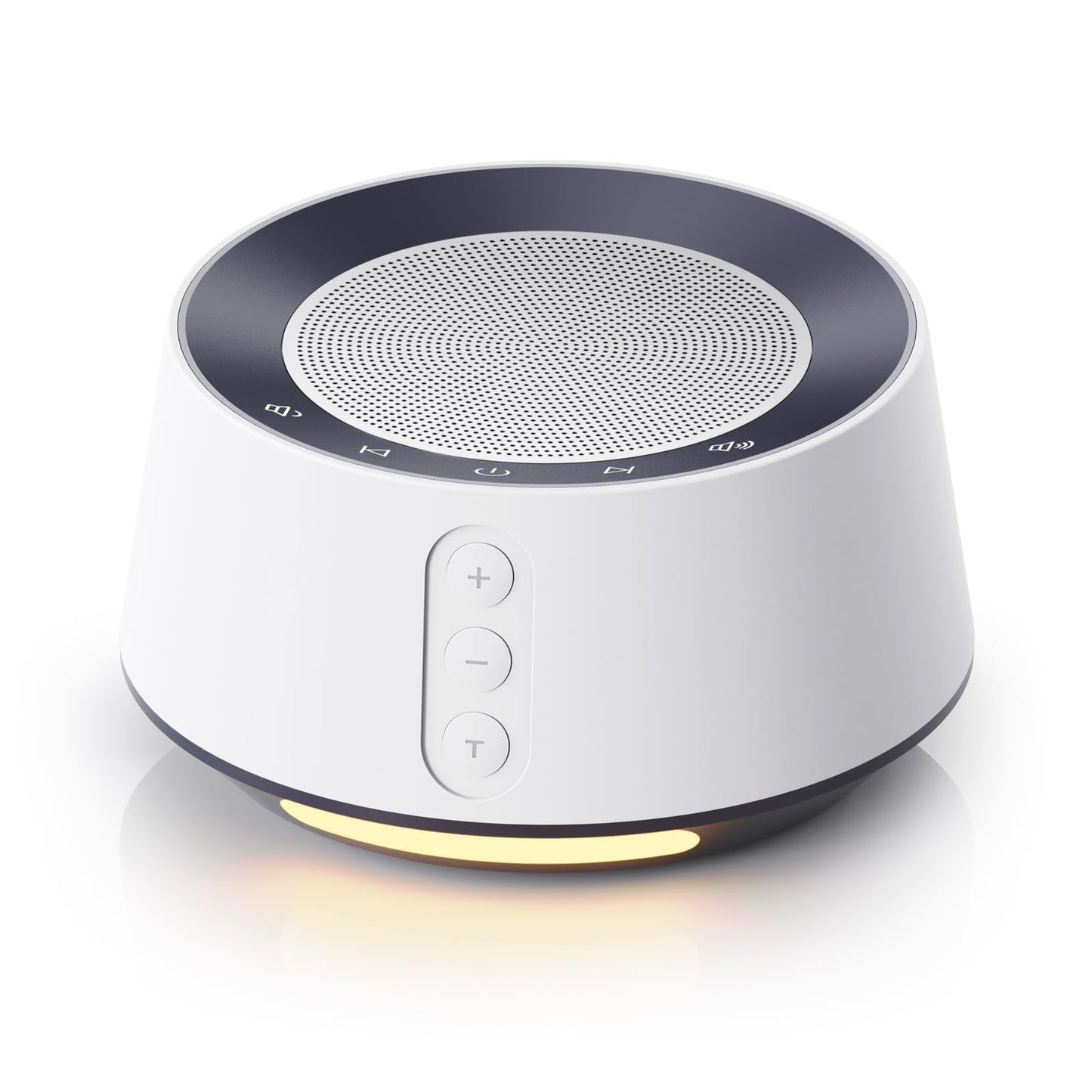 BGOVERSS White Noise Sound Machine – 20 Sounds, 10 Night Light Colors, 5 Timers & Memory
