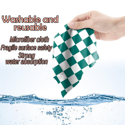 BHAHB 6 Pcs Glasses Cleaning Cloths - Microfiber Lens Wipes 6.3x6.3