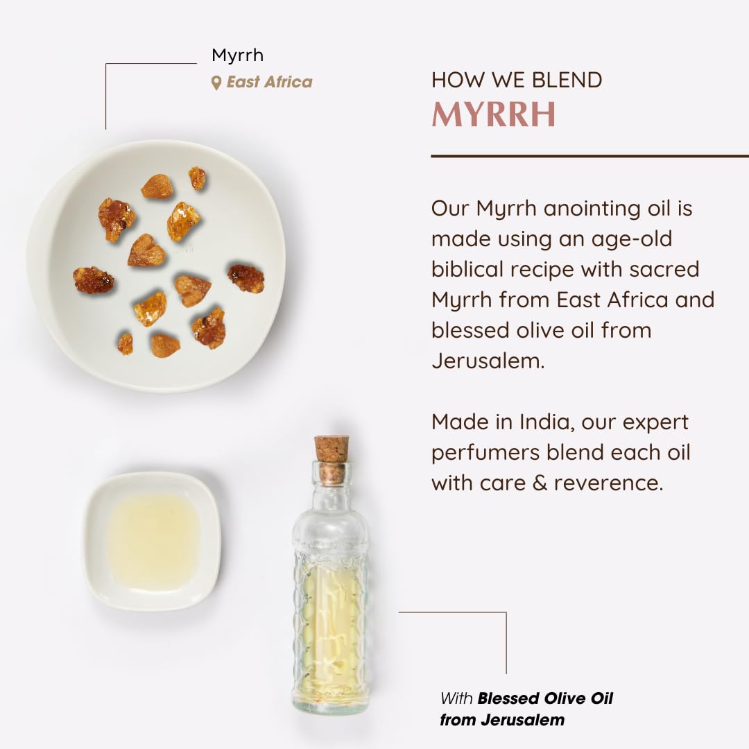 Myrrh Anointing Oil 9ml – Blessings from The Holy Lands | Jerusalem Olive Oil