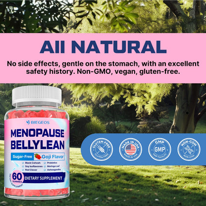 Biegeos Menopause Gummies 16-in-1 Probiotic – Sugar-Free, 60 Gummies, Vegan