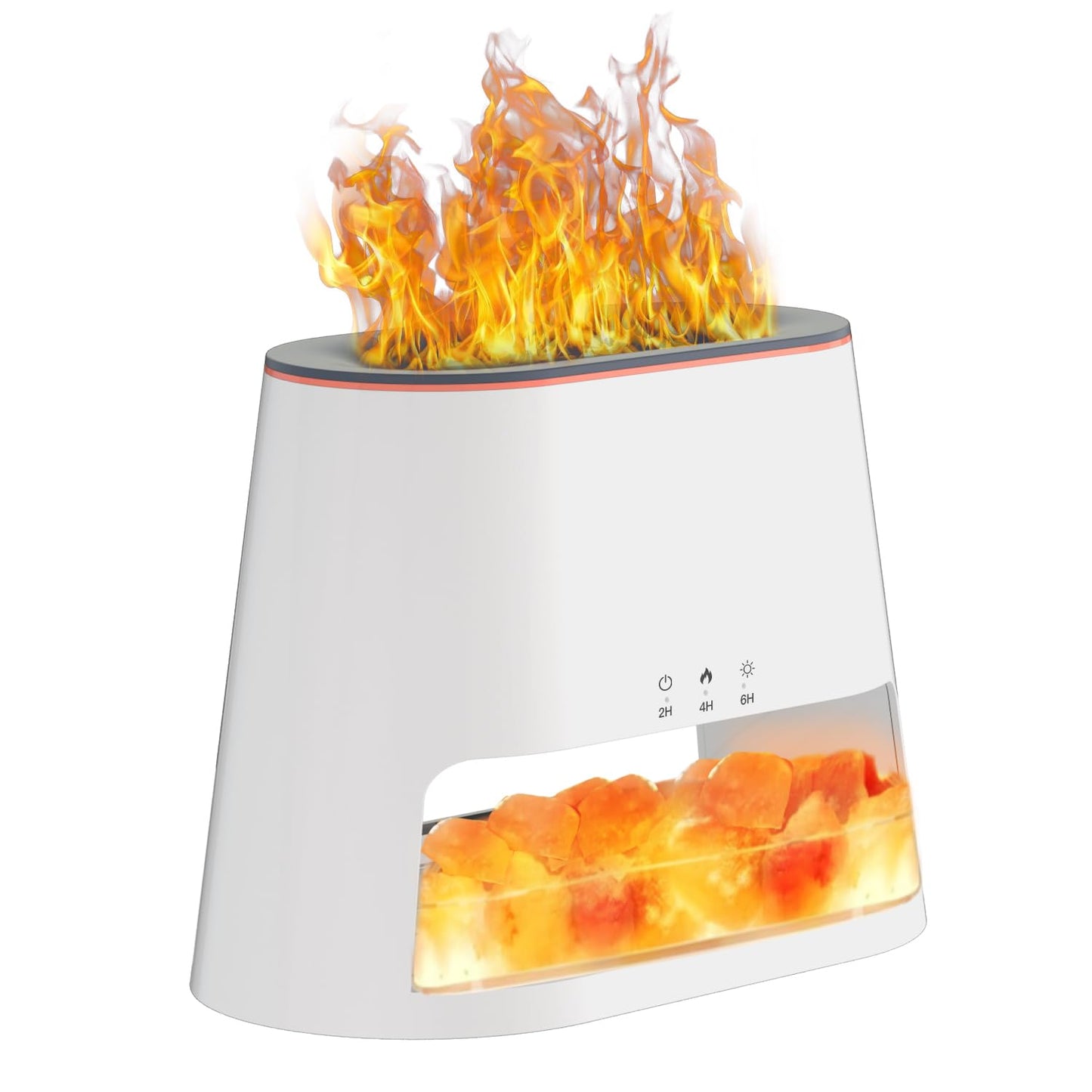 BieJiahWeiBie Himalayan Salt Lamp Diffuser - 2-in-1 Humidifier & Aromatherapy with 8 Color Mood Lighting
