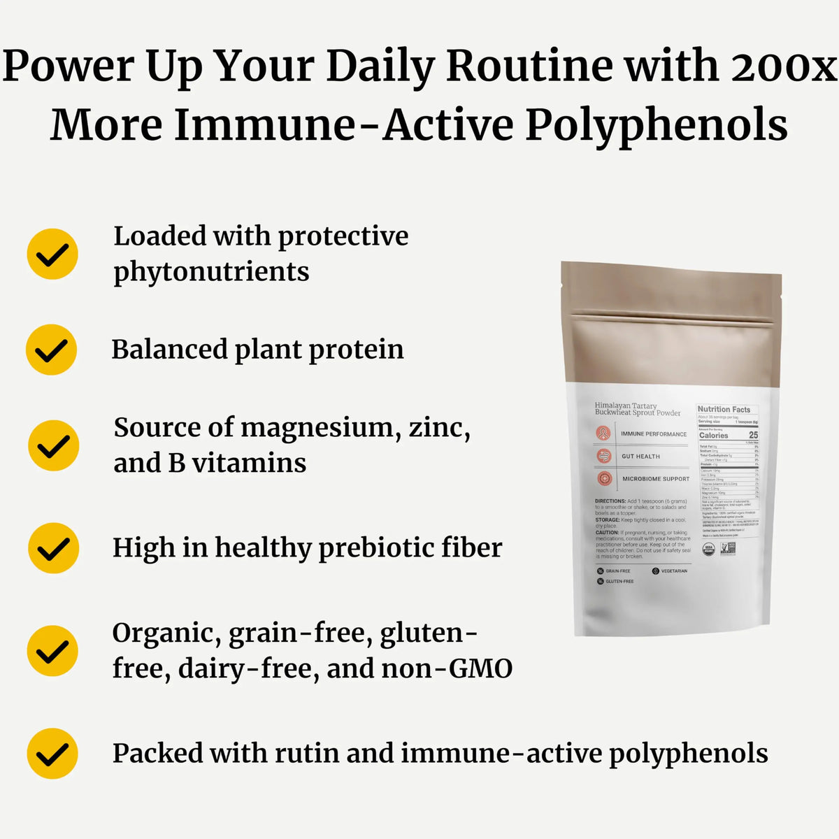 BIG BOLD HEALTH Himalayan Tartary Buckwheat Sprout Powder — Immune-Supporting Superfood BritishVita | Premium UK Vitamins & Wellness Supplements