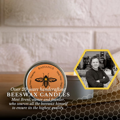 Big Dipper Wax Works Beeswax Aromatherapy Tin: Radiance with Tangerine & Ylang Ylang