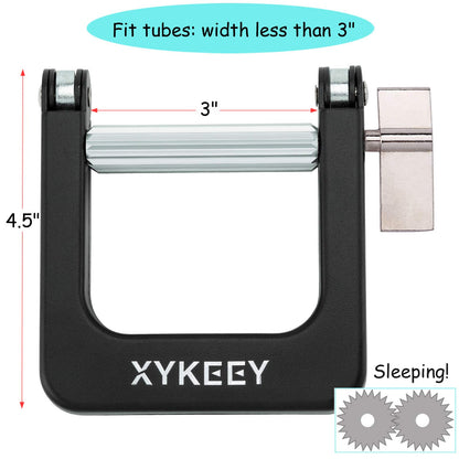 Big Metal Tube Squeezer – Toothpaste & Paint Tube Winder (Black) | Xykeey