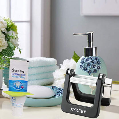 Big Metal Tube Squeezer – Toothpaste & Paint Tube Winder (Black) | Xykeey