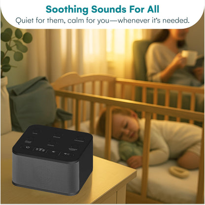 Big Red Rooster Sound Machine — 6 Sleep Sounds, Portable White Noise for Sleep, Office Privacy, Travel