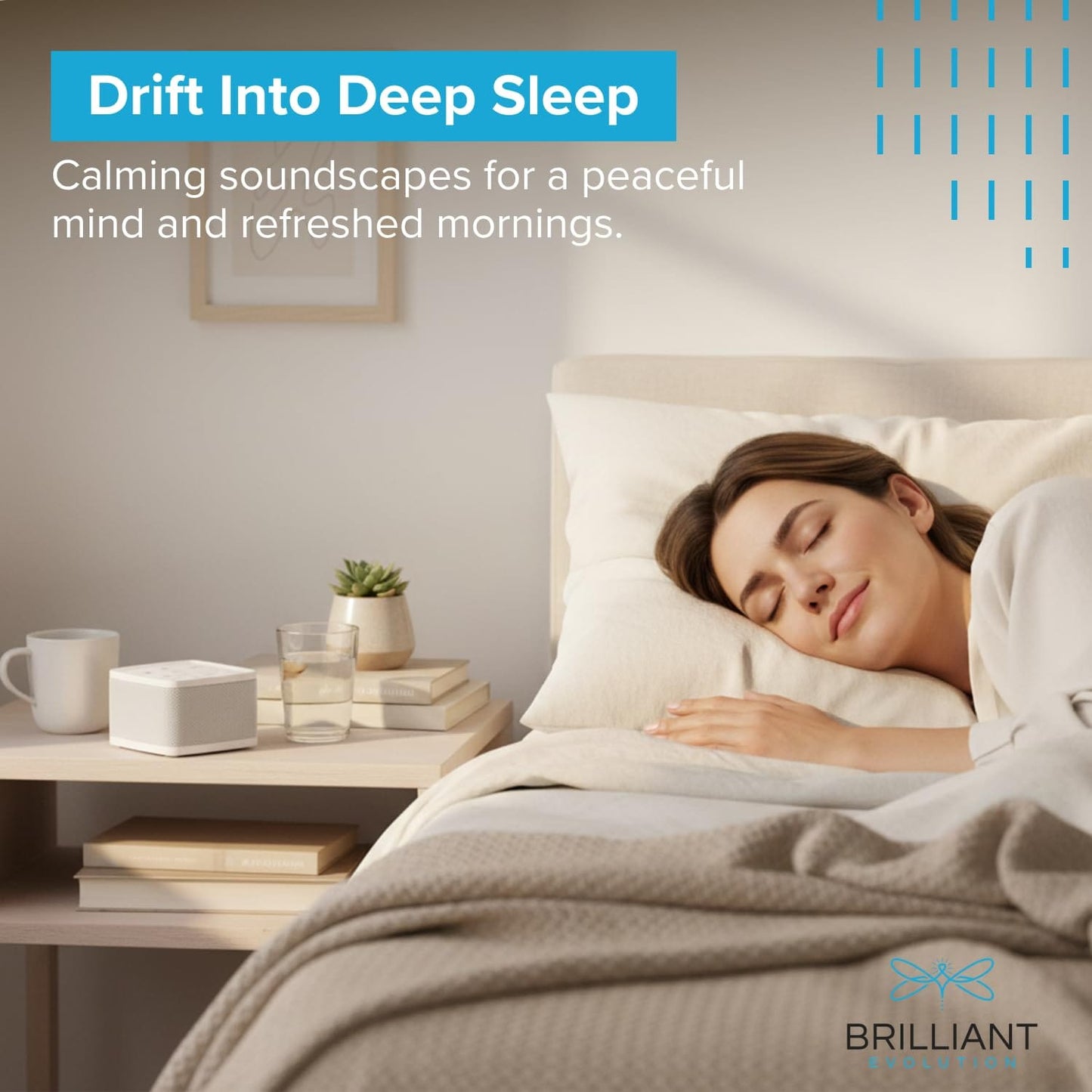 Big Red Rooster White Noise Machine – Sleep Sound Machine with Rain, Ocean & Timer
