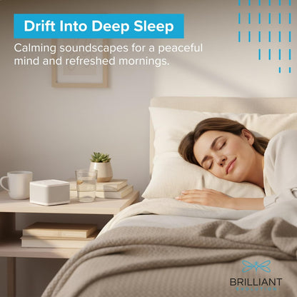 Big Red Rooster White Noise Machine – Sleep Sound Machine with Rain, Ocean & Timer
