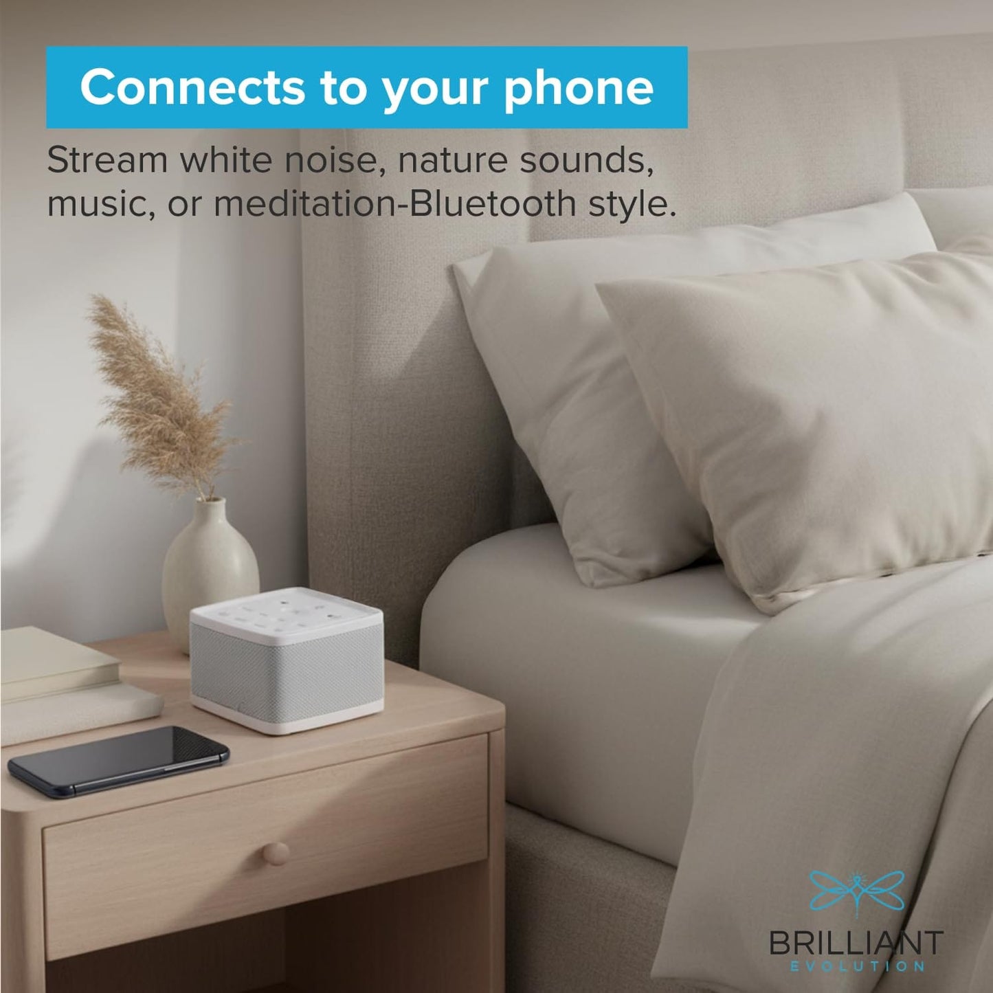Big Red Rooster White Noise Machine – Sleep Sound Machine with Rain, Ocean & Timer