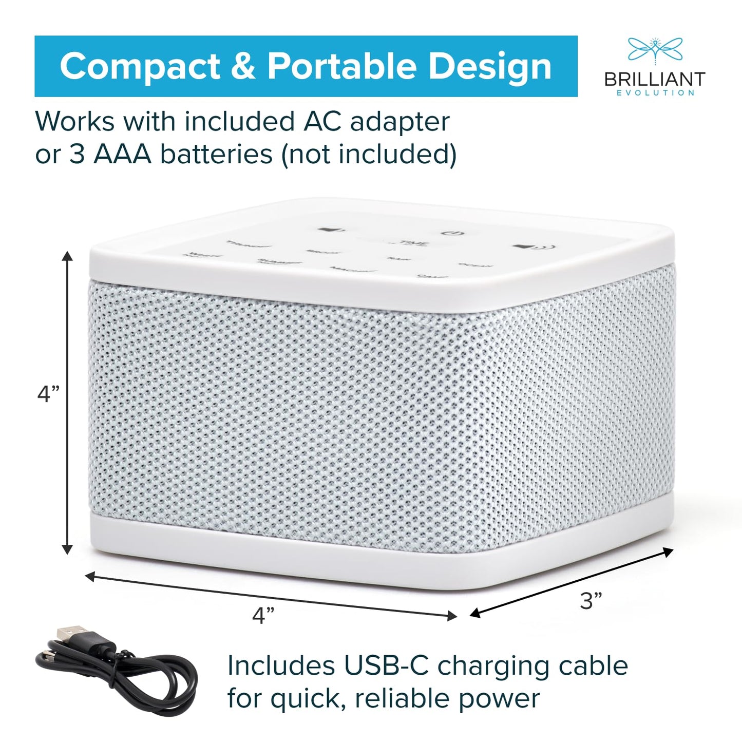 Big Red Rooster White Noise Machine – Sleep Sound Machine with Rain, Ocean & Timer