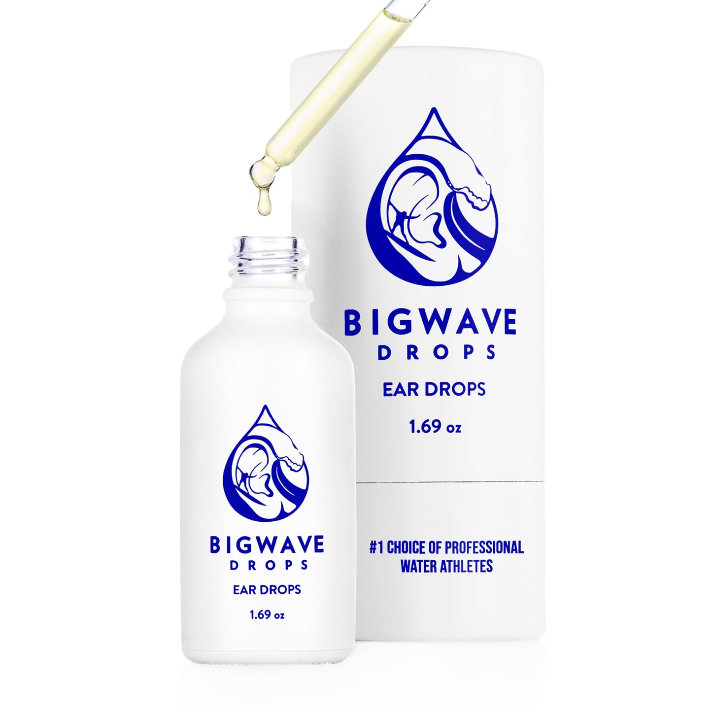 BigWave Drops - Fast-Acting Ear Drops for Athletes | Ear Discomfort, Swimmer's Ear & Wax Removal