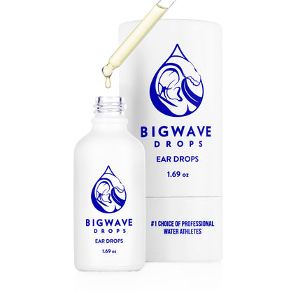 BigWave Drops - Fast-Acting Ear Drops for Athletes | Ear Discomfort, Swimmer's Ear & Wax Removal