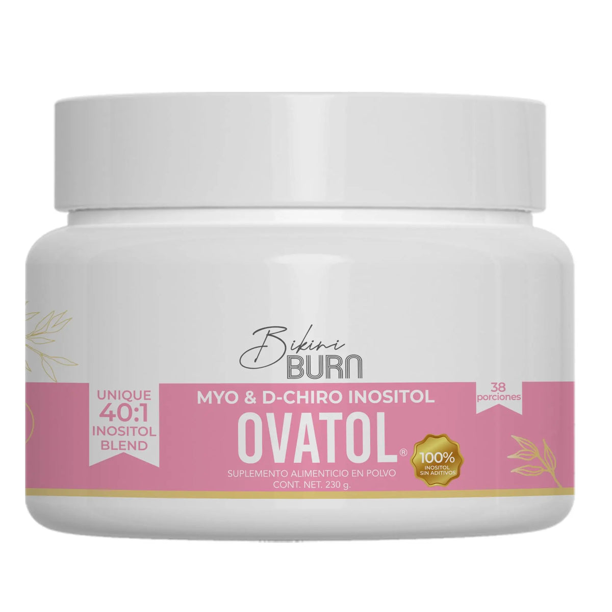 Bikini Burn Ovatol® | Optimal Mix Inositol Myo & D-Chiro with 40:1 Ratio BritishVita | Premium UK Vitamins & Wellness Supplements