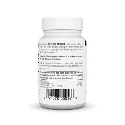 Source Naturals Bilberry Extract 100 mg | 120 Tablets | Anthocyanosides 32%