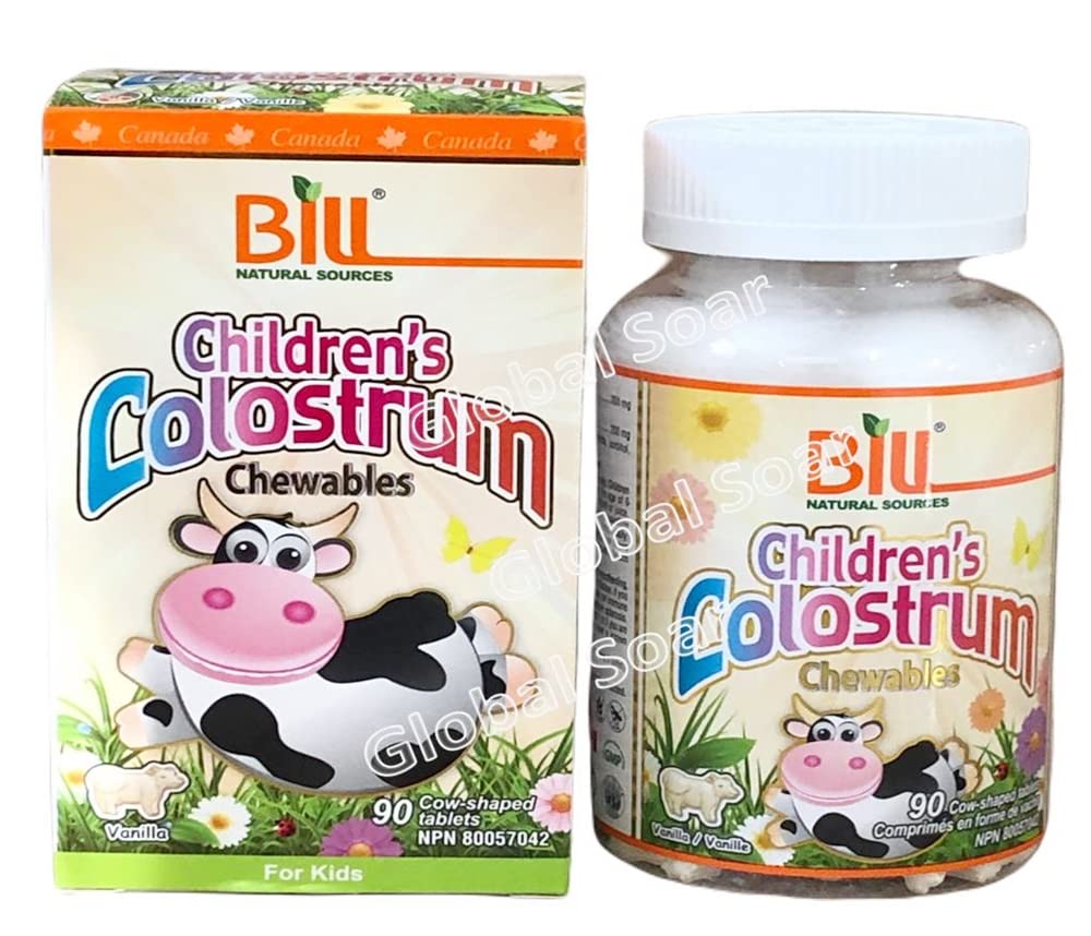 Bill Beauty Children's Colostrum Chewables, 90 Count – Immune Support