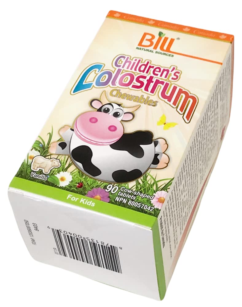 Bill Beauty Children's Colostrum Chewables, 90 Count – Immune Support