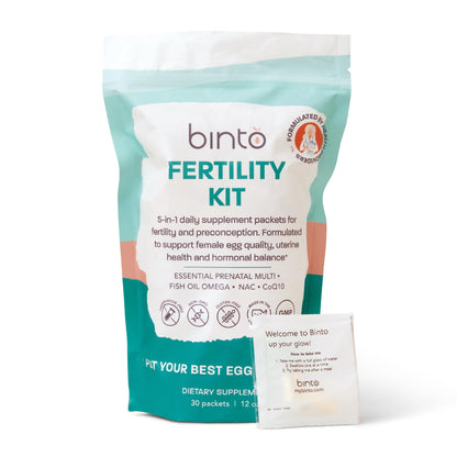 Binto Fertility Kit for Women – Egg Health & Reproductive Wellness