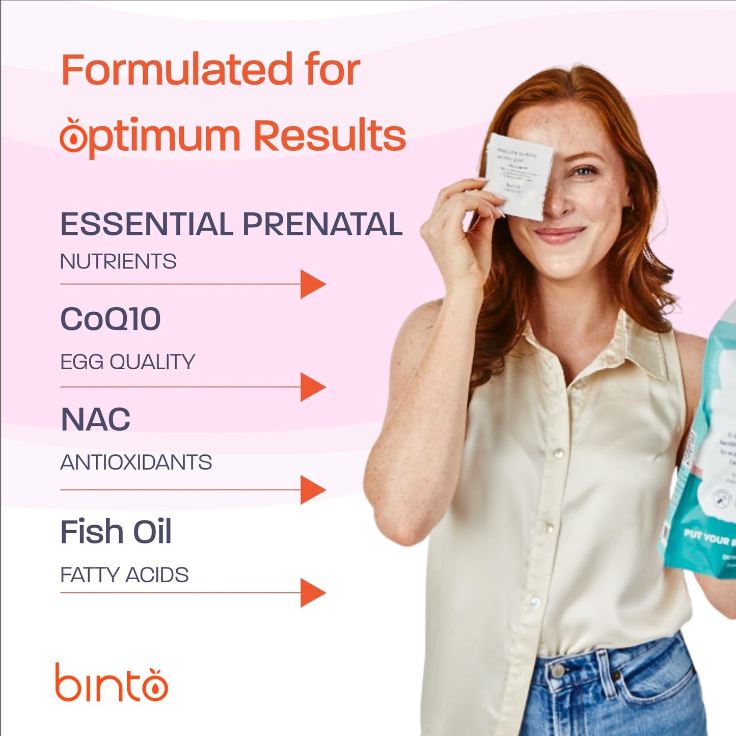 Binto Fertility Kit for Women – Egg Health & Reproductive Wellness