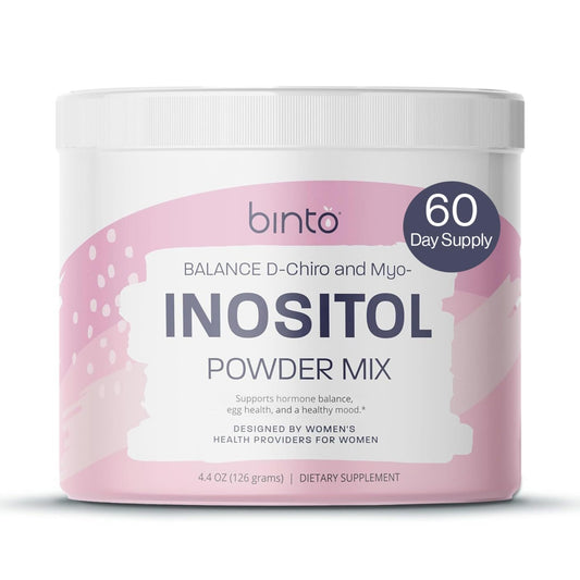Binto Inositol Powder Mix | 60-Day Supply | 40:1 Ratio of Myo and D-Chiro Inositol | Hormone Balance and Ovulation Support | Preservative Free BritishVita | Premium UK Vitamins & Wellness Supplements